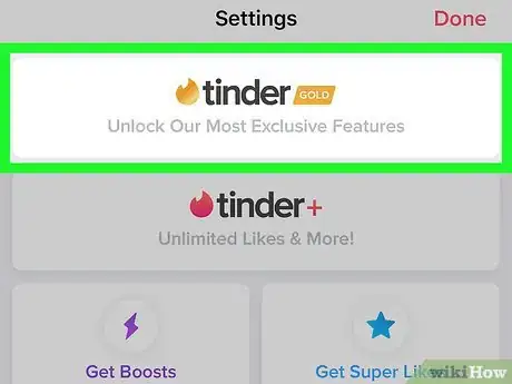 Image titled Buy Tinder Gold on iPhone or iPad Step 4
