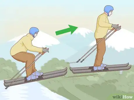 Image titled Jump on Skis Step 8