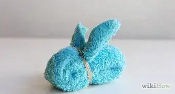 Fold a Rabbit Wash Cloth