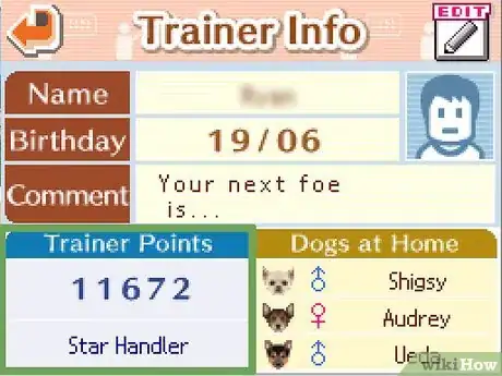 Image titled Earn Money and Trainer Points in Nintendogs Step 7