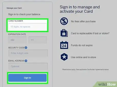 Image titled Use an American Express Gift Card Step 5