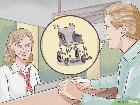 Image titled Arrange Wheelchair Assistance at the Airport Step 9