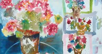 Paint Geraniums in Watercolor