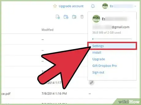Image titled Change Dropbox Account Settings and Preferences Step 20