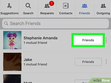 Image titled Edit Your Friends List on the Facebook App on iPhone or iPad Step 15