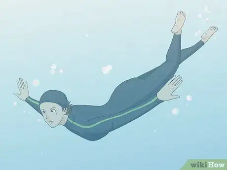 Image titled Swim Underwater Without Holding Your Nose Step 10