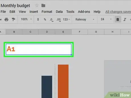 Image titled Make a Spreadsheet Step 35