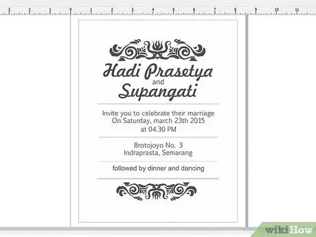 Image titled Print Your Own Wedding Invitations Step 13