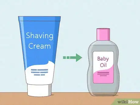 Image titled Shave with Baby Oil Step 1