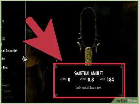 Image titled Use the Saarthal Amulet in Skyrim Step 6