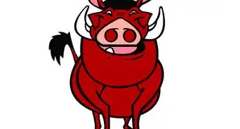 Draw Pumbaa from the Lion King