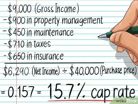 Image titled Figure Cap Rate Step 3