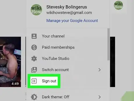 Image titled Log Out of YouTube Step 3