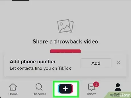 Image titled Add Pictures on Tiktok Video Without Slideshow Step 1