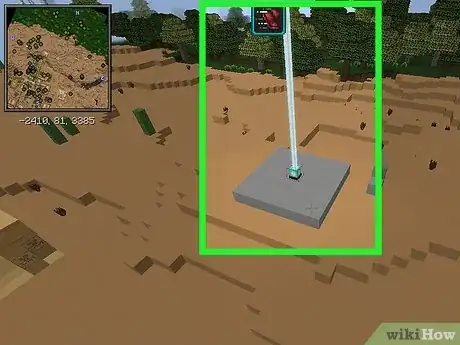 Image titled Make a Beacon in Minecraft Step 1