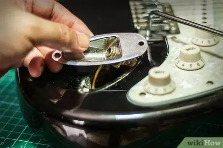 Image titled Tighten a Loose Input Jack on a Stratocaster Guitar Step 5