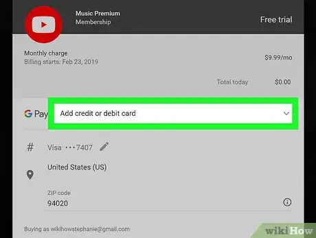 Image titled Upgrade to YouTube Music Premium on PC or Mac Step 5