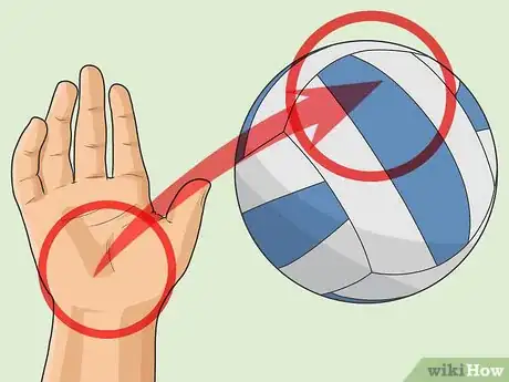 Image titled Serve a Volleyball Overhand Step 12