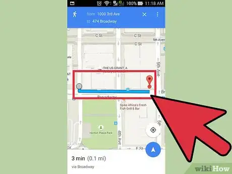 Image titled Get Walking Directions on Google Maps Step 12