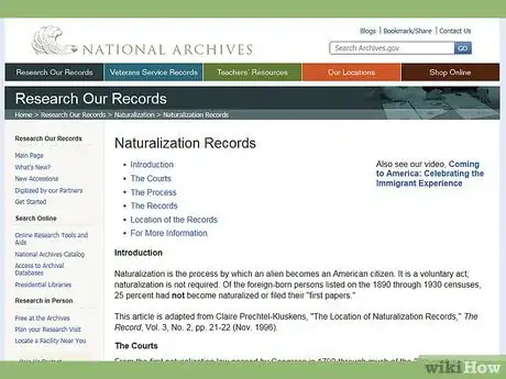 Image titled Find Naturalization Records Step 5