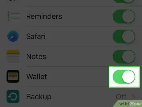 Image titled Sync iPhone Wallet Data to iCloud Step 4