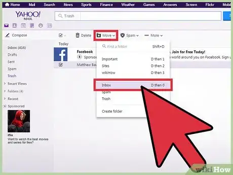 Image titled Recover Deleted Pictures from Yahoo Mail Step 5