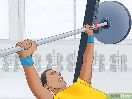 Image titled Keep Your Wrists Straight While Bench Pressing Step 8