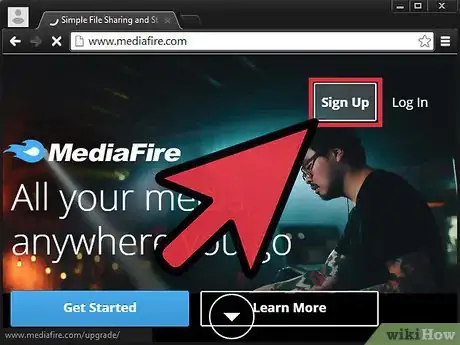 Image titled Upload Files on to Mediafire Step 2