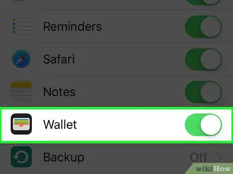 Image titled Sync iPhone Wallet Data to iCloud Step 3