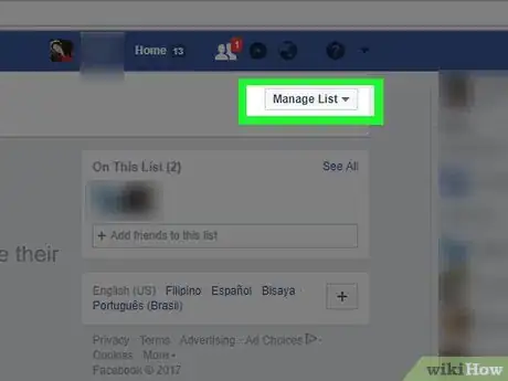 Image titled Make Friends Lists on Facebook Step 9