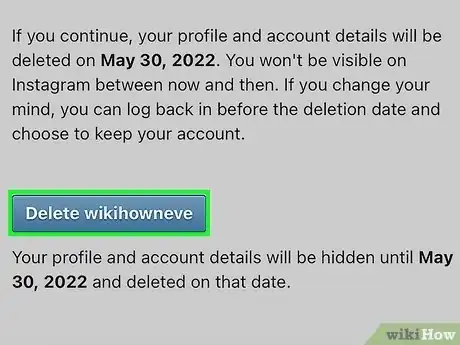 Image titled Delete an Instagram Account Without Logging in Step 6