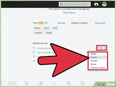 Image titled Make Photos Private on Flickr Step 30