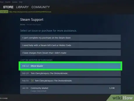 Image titled Refund a Game on Steam Step 3