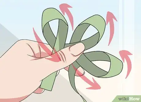 Image titled Make a Bow with Wired Ribbon Step 9