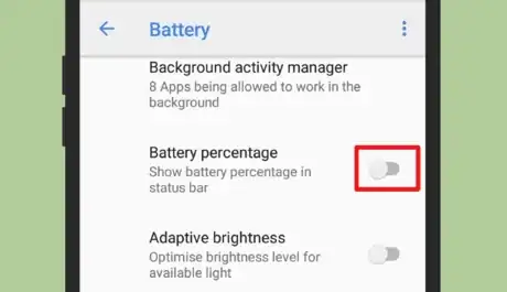 Image titled Show Battery Percentage in Status Bar on Android.png