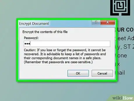 Image titled Set, Reset, Remove and Recover the Password of MS Word Files Step 2