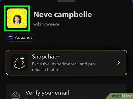 Image titled Change Your Profile Picture on Snapchat Step 2