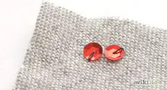Sew a Sequin on Fabric
