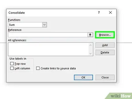 Image titled Consolidate in Excel Step 9