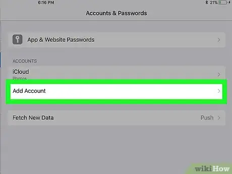 Image titled Sync a Hotmail Account on an iPad Step 3