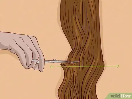 Image titled Glue Hair Extensions Step 3