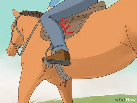 Image titled Ride a Horse at Walk, Trot, and Canter Step 4