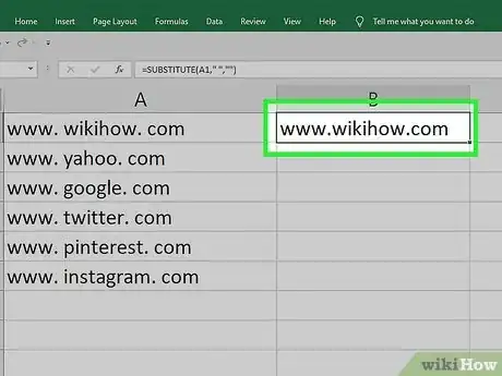 Image titled Remove Spaces Between Characters and Numbers in Excel Step 16