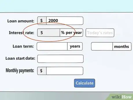 Image titled Calculate Loan Payments Step 3