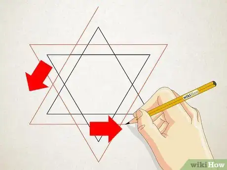 Image titled Draw the Star of David Step 3