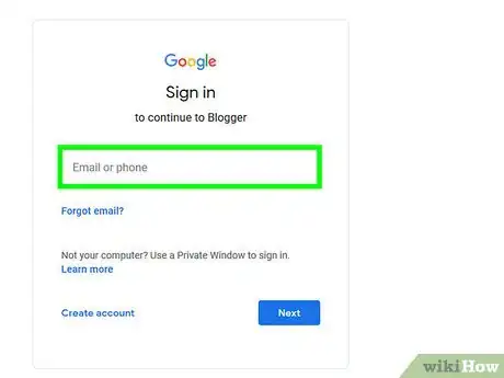 Image titled Create a Blogger Blog Step 3