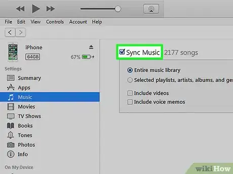 Image titled Sync Music to an iPhone Step 8