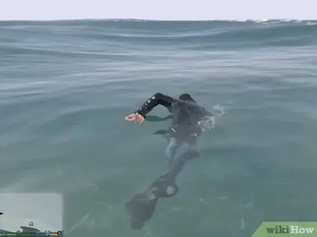 Image titled Dive and Swim Underwater in GTA V Step 2