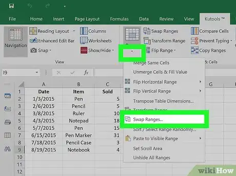 Image titled Switch Cells in Excel Step 16