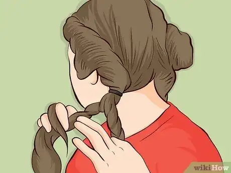 Image titled Do Curly Half‐Braided Pigtails Step 15